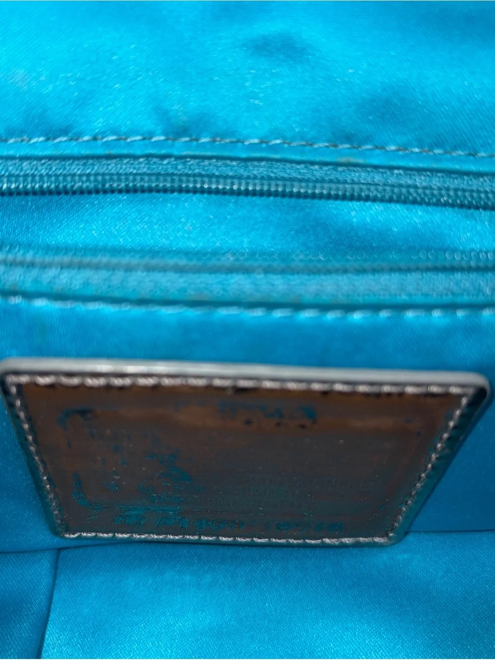 COACH BLUE SEQUIN POPPY BACKPACK (limited edition)